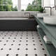 EQUIPE OCTAGON TACO NOIR MAT 4,6X4,6CM