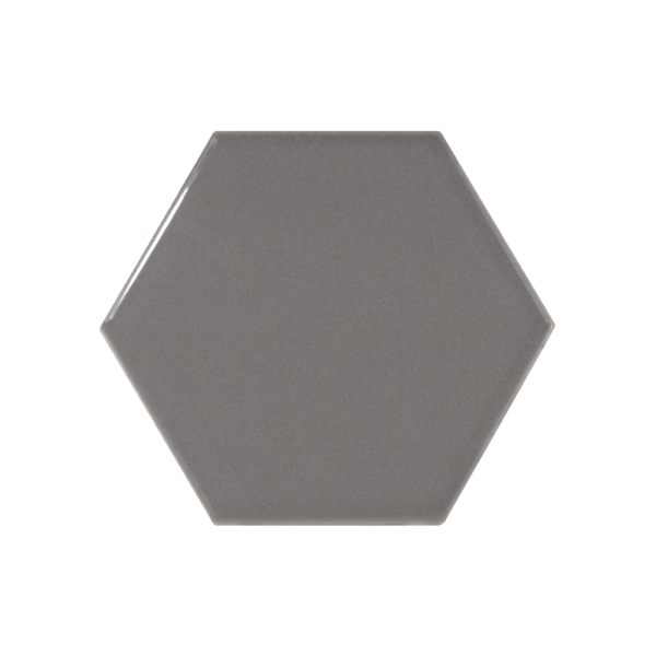 EQUIPE SCALE HEXAGON DARK GREY 12,4X10,7CM (0,5m² par boite)