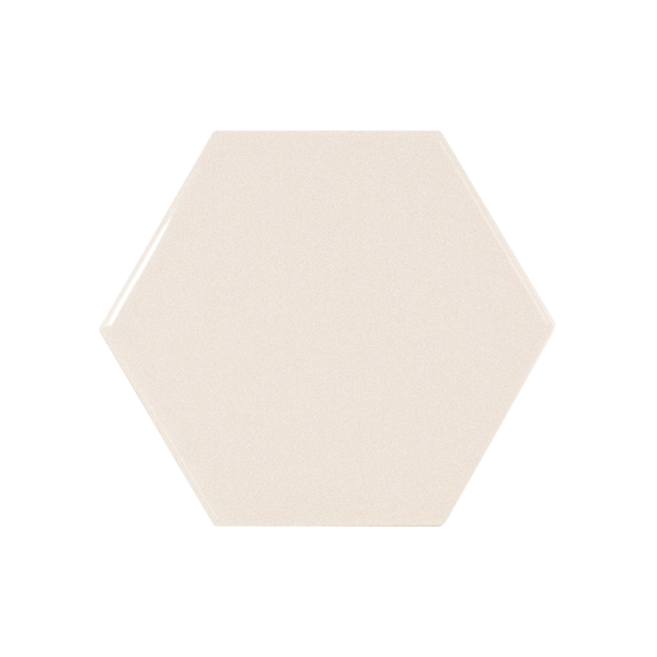 EQUIPE SCALE HEXAGON CREAM 12,4X10,7CM (0,5m² par boite)