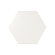 EQUIPE SCALE HEXAGON WHITE MATT 12,4X10,7CM (0,5m² par boite)