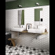 EQUIPE SCALE HEXAGON WHITE MATT 12,4X10,7CM (0,5m² par boite)