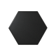 EQUIPE SCALE HEXAGON BLACK MATT 12,4X10,7CM (0,5m² par boite)