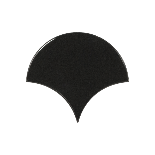 EQUIPE SCALE FAN BLACK GLOSS 10,6X12CM (0,37m² par boite)
