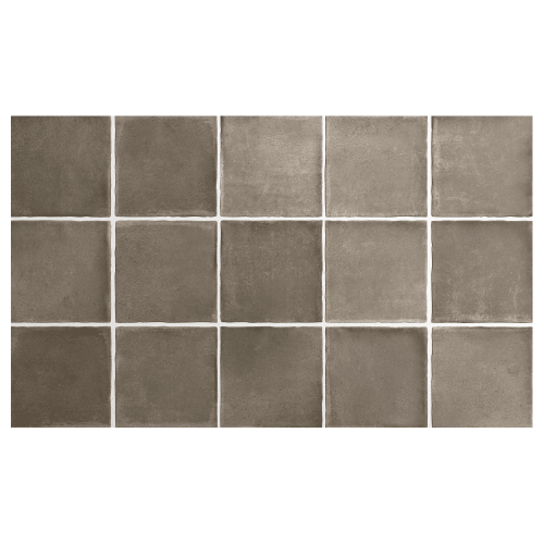 EQUIPE ARGILE CACAO 10X10CM (0,5m² par boite)
