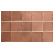 EQUIPE ARGILE COTTO 10X10CM (0,5m² par boite)