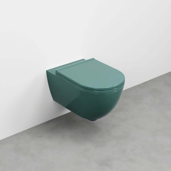 CIELO Enjoy Wc Suspendu sans bride Smeraldo 35x53x34cm