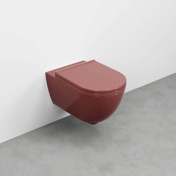 CIELO Enjoy Wc Suspendu sans bride Corallo 35x53x34cm