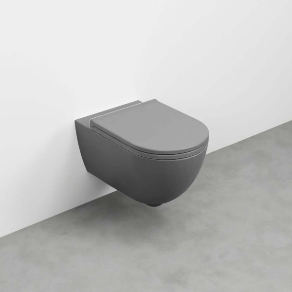 CIELO Enjoy Wc Suspendu sans bride Cemento 35x53x34cm