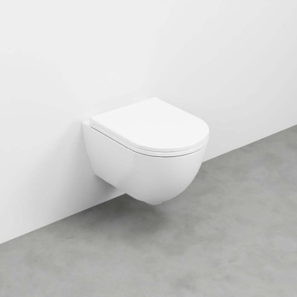 CIELO Enjoy Mini 48 Wc Suspendu sans bride Blanc Brillant 35x48x34cm