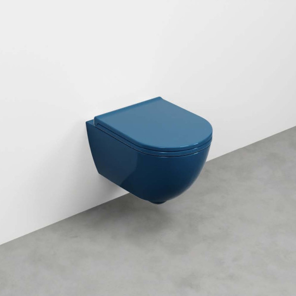 CIELO Enjoy Mini 48 Wc Suspendu sans bride Oltremare 35x48x34cm