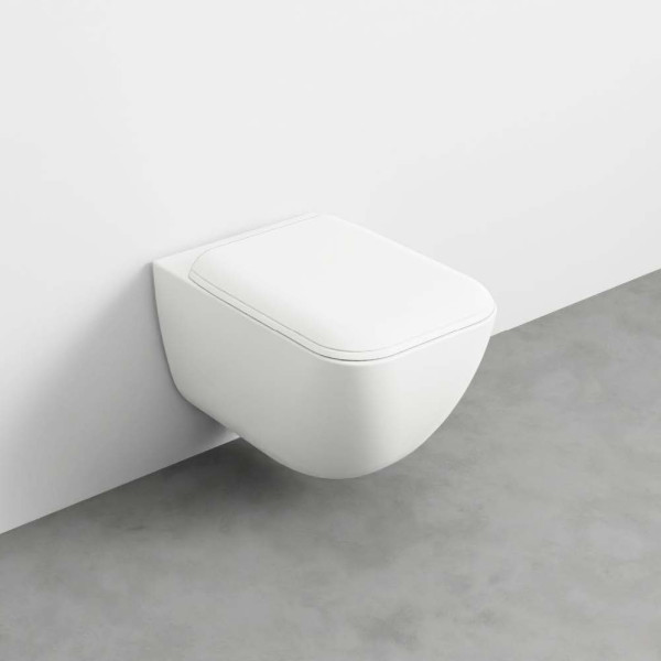 CIELO Shui Comfort WC Suspendu sans bride Talco 37,5x55x37cm
