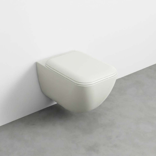 CIELO Shui Comfort WC Suspendu sans bride Pomice 37,5x55x37cm