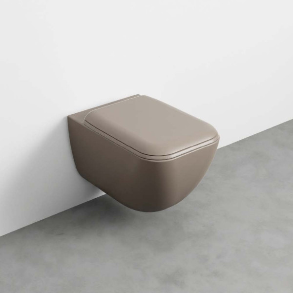 CIELO Shui Comfort WC Suspendu sans bride Arenaria 37,5x55x37cm