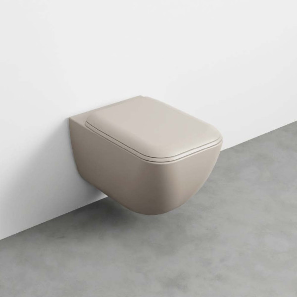 CIELO Shui Comfort WC Suspendu sans bride Avena 37,5x55x37cm