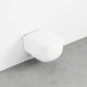 CIELO Era WC Suspendu sans bride Blanc Brillant 37x53x33cm