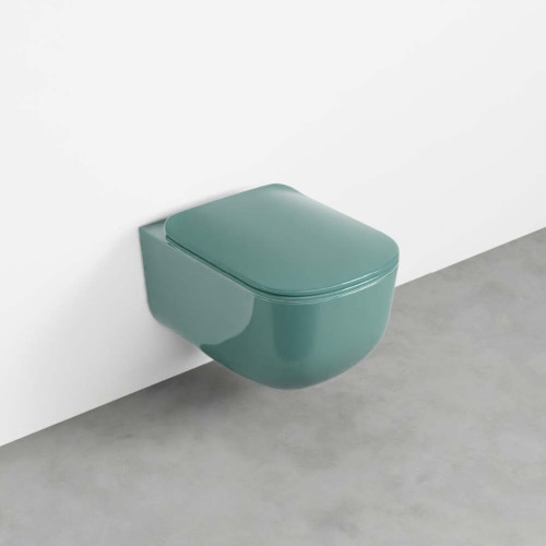 CIELO Era WC Suspendu sans bride Smeraldo 37x53x33cm