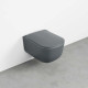 CIELO Era WC Suspendu sans bride Basalto 37x53x33cm