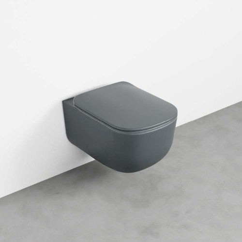 CIELO Era WC Suspendu sans bride Basalto 37x53x33cm