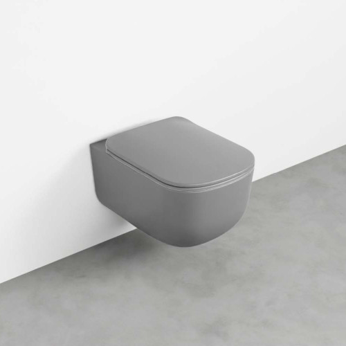 CIELO Era WC Suspendu sans bride Cemento 37x53x33cm