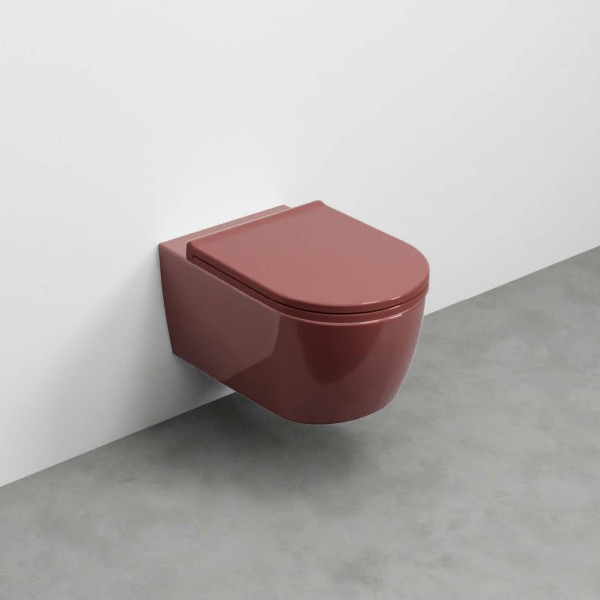 CIELO Smile WC Suspendu sans bride Corallo 35x53x27cm