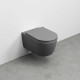 CIELO Smile WC Suspendu sans bride Cemento 35x53x27cm