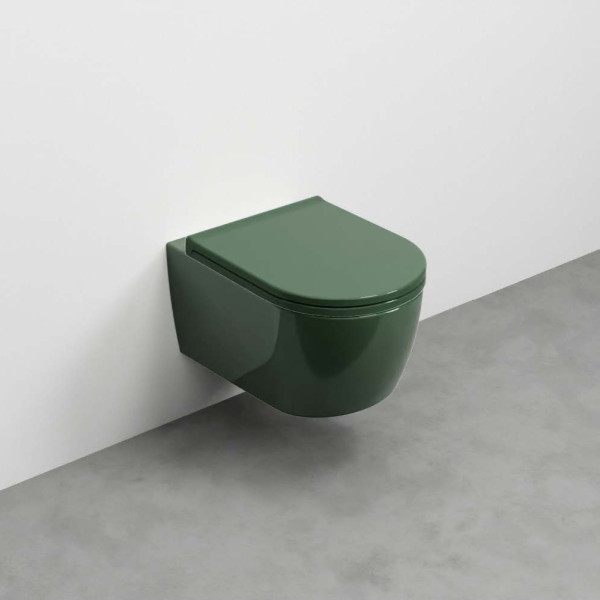 CIELO Smile Mini 48 WC Suspendu sans bride Alga 34x48x27cm