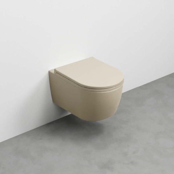 CIELO Smile Mini 48 WC Suspendu sans bride Lino 34x48x27cm