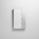 CIELO Miroir ZIP Avec Élément De Rangement Gauche Oltremare 66x14x110cm