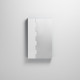 CIELO Miroir ZIP Avec Élément De Rangement Droit Oltremare 66x14x110cm