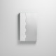 CIELO Miroir ZIP Avec Élément De Rangement Droit Smeraldo 66x14x110cm
