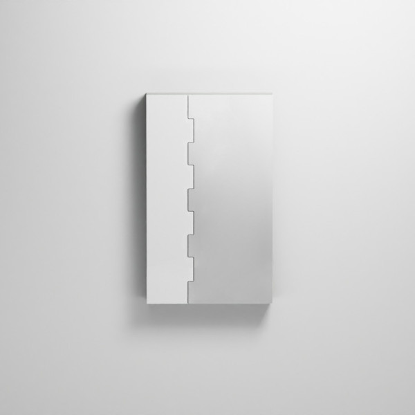 CIELO Miroir ZIP Avec Élément De Rangement Droit Alga 66x14x110cm