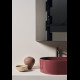 CIELO Miroir ZIP Avec Élément De Rangement Droit Corallo 66x14x110cm