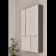 CIELO Miroir ALEX Avec Rangement Cemento 68x16?5x105cm