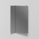 CIELO Miroir Réversible PAN Acier Inoxydable Poli sans éclairage LED 71,5x17,5x110cm