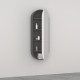CIELO Miroir Elio Slim Armoire De Toilette Réversible Structure Laquée Cemento 50x15x145cm