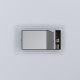 CIELO Simple Box Miroir Horizontal Et Armoire De Toilette Noir Mat 90x12x45cm