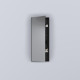 CIELO Simple Tall Box Miroir Vertical Et Armoire De Toilette Réversible Cemento 45x12x110cm