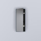 CIELO Simple Tall Box Miroir Vertical Et Armoire De Toilette Réversible Oltremare 45x12x110cm