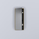 CIELO Simple Tall Box Miroir Vertical Et Armoire De Toilette Réversible Anemone 45x12x110cm