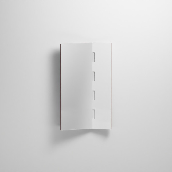 CIELO Miroir ZIP Gauche Corallo 66x4,4x110cm