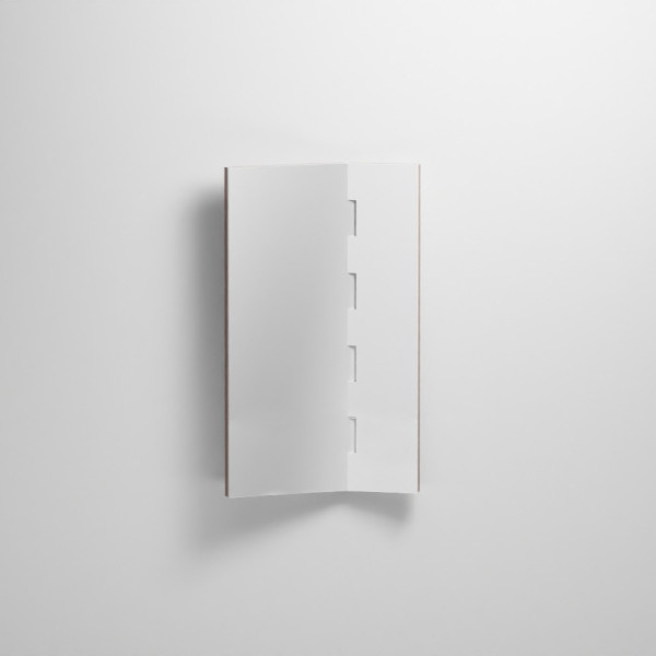CIELO Miroir ZIP Gauche Ninfea 66x4,4x110cm