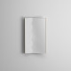 CIELO Miroir ZIP Droit Bronze Brossé 66x4,4x110cm