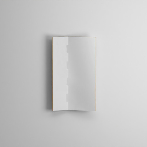 CIELO Miroir ZIP Droit Anemone 66x4,4x110cm