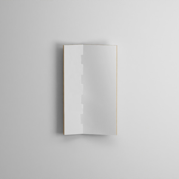 CIELO Miroir ZIP Droit Anemone 66x4,4x110cm