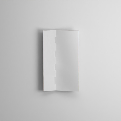 CIELO Miroir ZIP Droit Ninfea 66x4,4x110cm