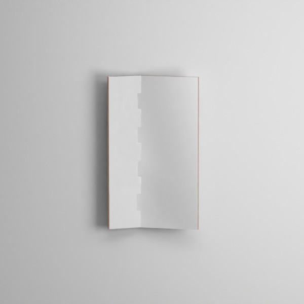 CIELO Miroir ZIP Droit Ninfea 66x4,4x110cm