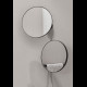 CIELO Miroir Pluto Sans Lampe LED Noir Mat Ø40cm