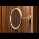 CIELO Miroir Pluto Avec Lampe LED Bronze Brossé Ø40cm