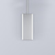 CIELO Miroir Argo Instalation Au Plafond Avec LED Talco 40x5x130-190cm