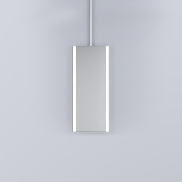 CIELO Miroir Argo Instalation Au Plafond Avec LED Talco 40x5x130-190cm